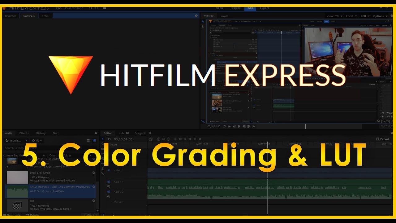 CORSO HITFILM EXPRESS Color Grading & LUT YouTube