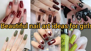 nail art designs for girls|| different nail paint ideas for girls #trendyfashion #nailart #nails