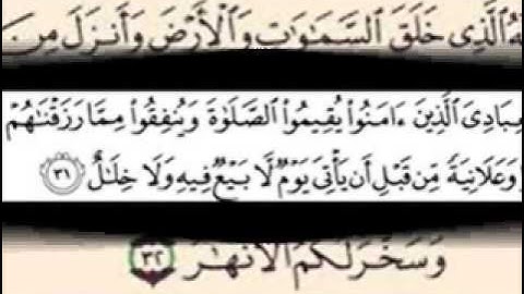 فضيلة الشيخ عبداللطيف محمد عبداللطيف ماتيسر من سورة إبراهيم