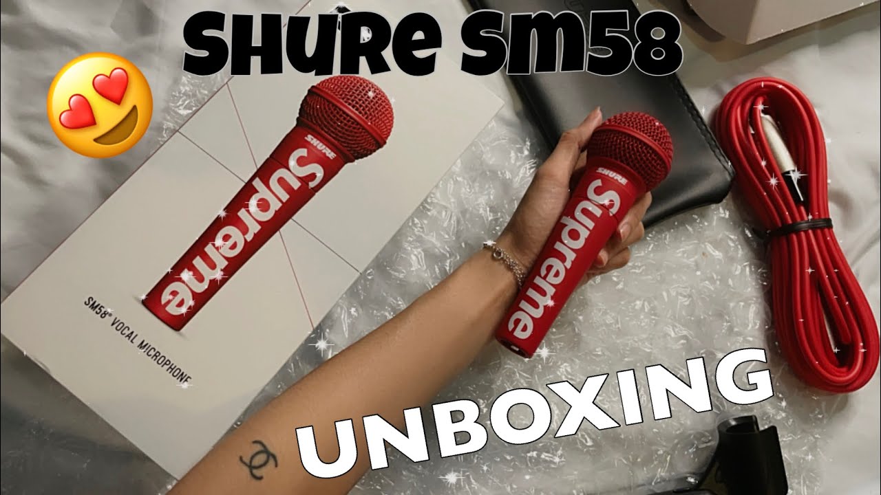 Supreme shure SM58 ダイナミックマイク 買得 16660円引き
