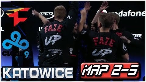 What a Thriller! FaZe Highlights Vs Cloud9 - QUARTERFINAL (Map 2-3) (IEM Katowice 2018)