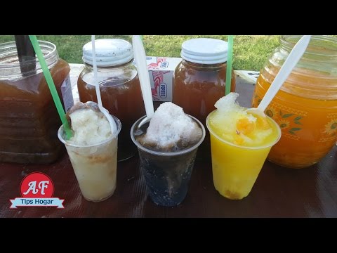 como hacer jarabes o mieles para raspados receta by angy