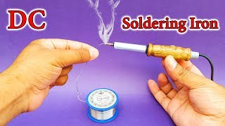 How To Make A DC Soldering Iron At Home | Mini Soldering Iron Science Project | 12V Soldering Iron