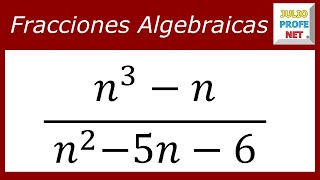 SIMPLIFICAR FRACCIONES ALGEBRAICAS - Ejercicio 1