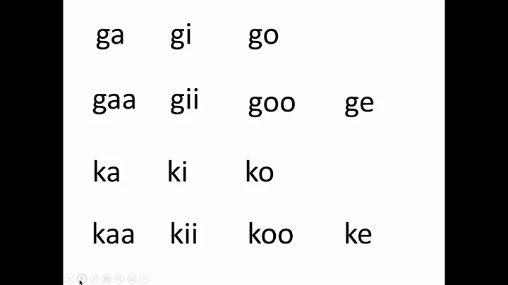 Anishinaabemowin ABC Video Barb Nolan