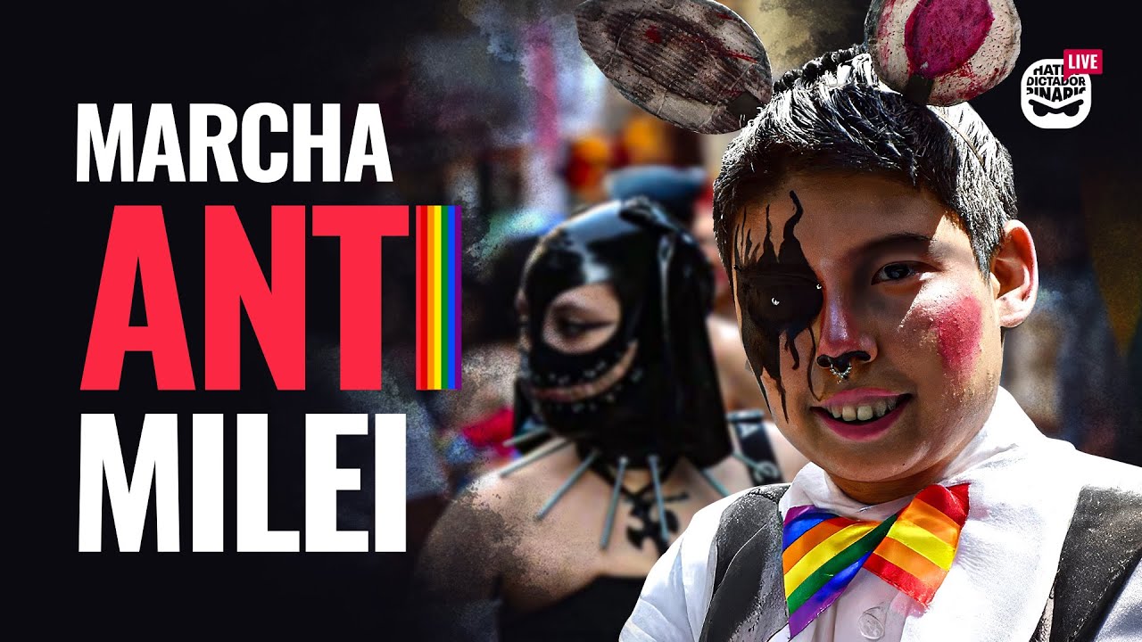 "EN BOLAS, NO!" pidió una mujer atacada por manifestantes 🏳️‍🌈 ANTI - MILEI