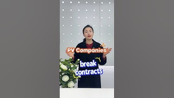How to Understand PV Module Factories "Breaking Contracts" 🤔#pv #solarpanel #solarenergy#solarpower