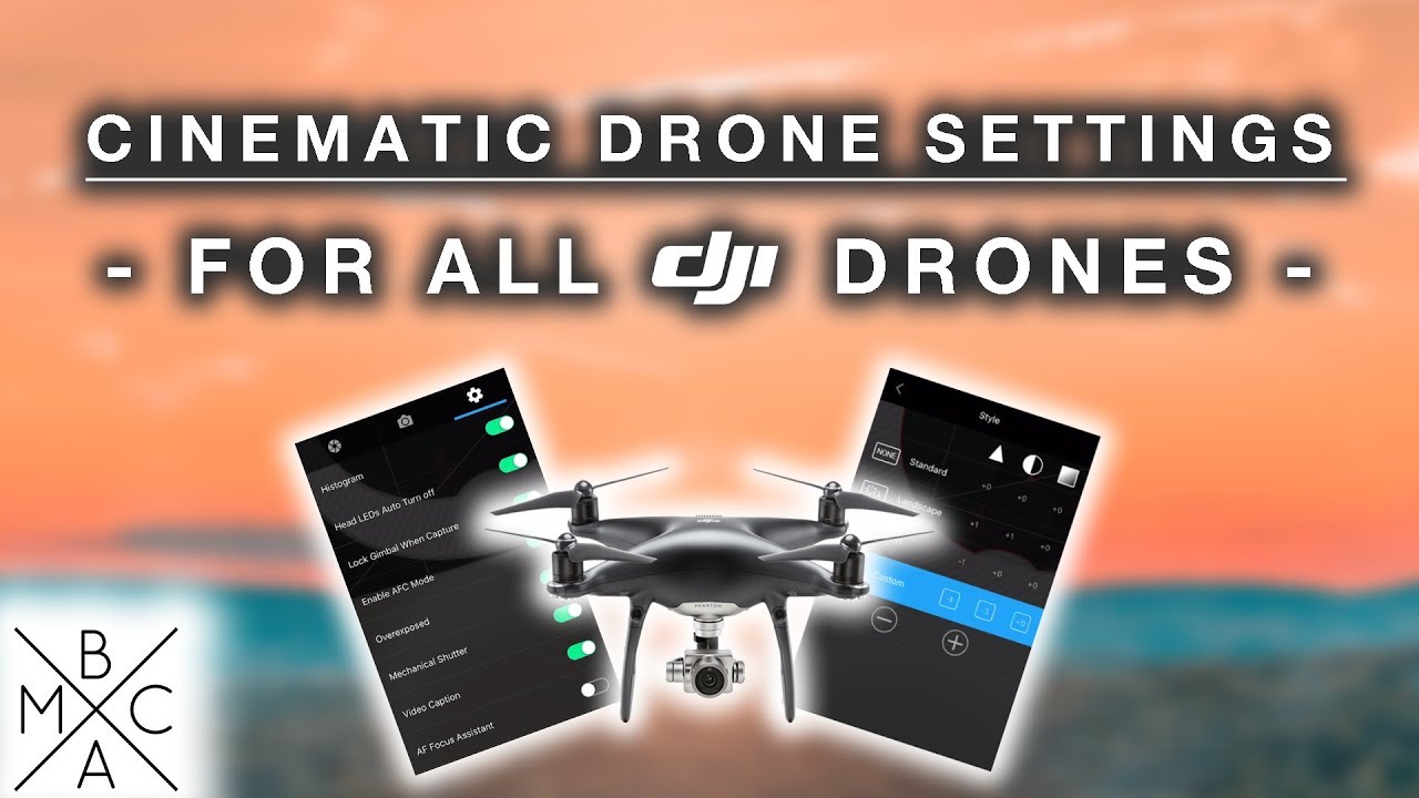 CINEMATIC DRONE FOOTAGE The BEST Settings For ALL DJI Drones! YouTube