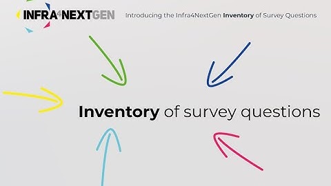 I4NG Inventory of Survey Questions