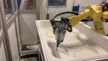 Robotic Trimming of Heavy Gauge Plastic Thermoformed Part