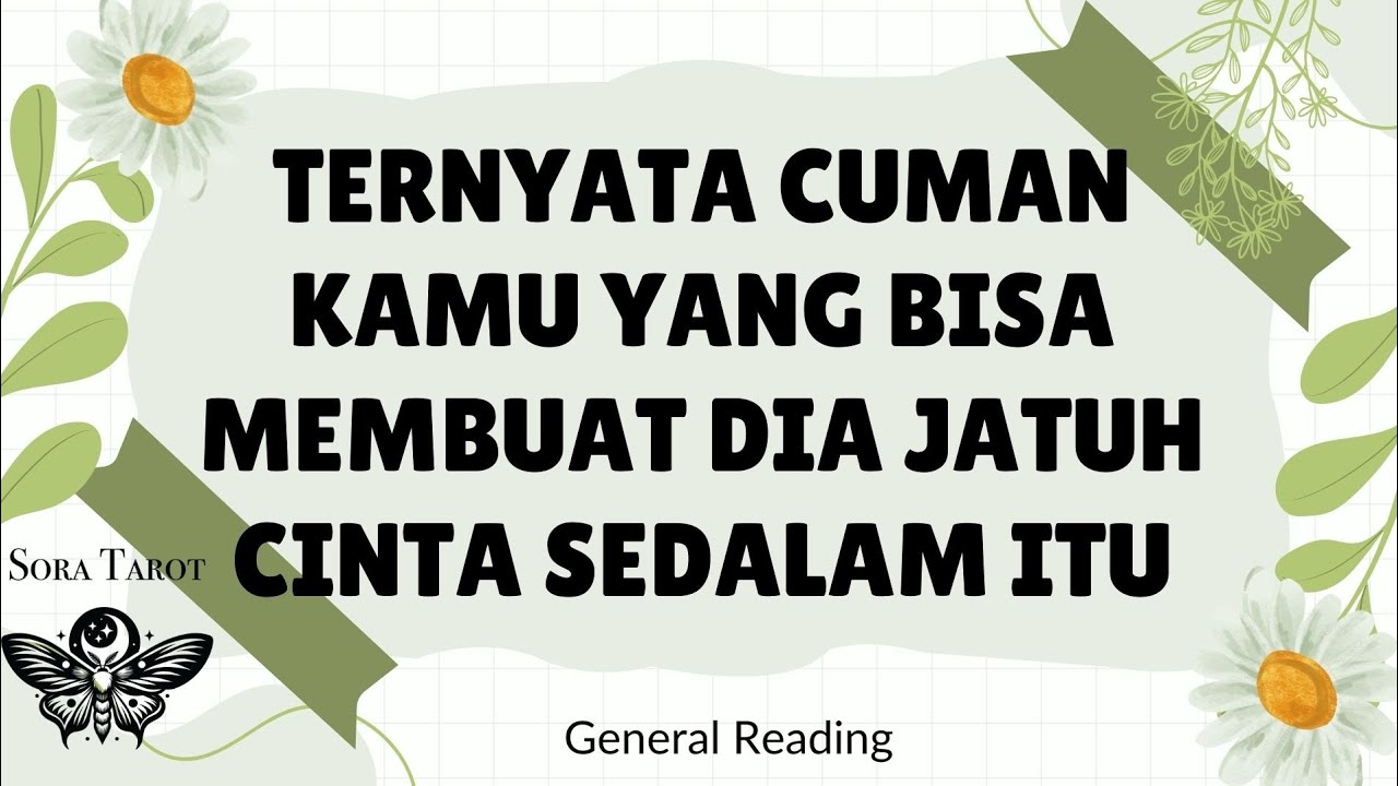 TERNYATA CUMA KAMU YANG BISA BUAT JATUH CINTA SEDALAM ITU