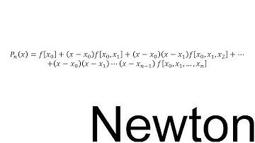 Cálculo Numérico - ADNP - Aula 8.2 - Interpolação utilizando o Método de Newton