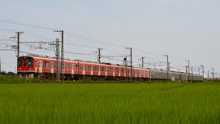 小田急1000形1059F(レーティッシュ塗装)+1254F