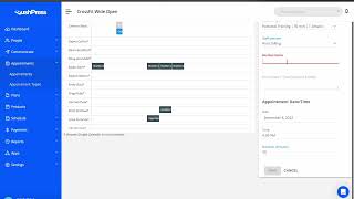 Adding Appointments Push Press