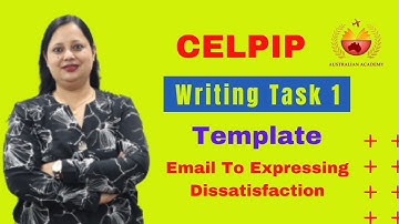Template CELPIP Writing Task1 | Expressing To Dissatisfaction | Rachna Gupta