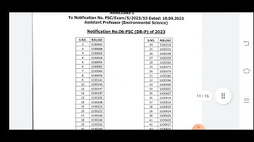 JKPSC Assistant professor Written Test Result Out Finally 🤞 Botany Arabic Evs Persian chemistry