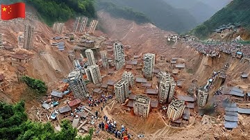 China Emergency: Sichuan Slammed by Floods and Landslides — Homes Buried, Buildings Collapsed