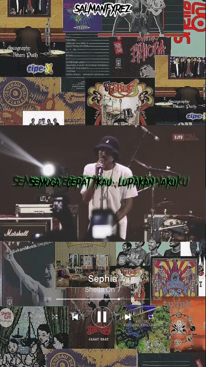 Sephia - Sheila On 7 ( selamat tidur kekasih gelapku ) #youtubeshorts #liriklagu #lirik #sephia #fyp