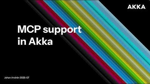 Demo: MCP support in Akka