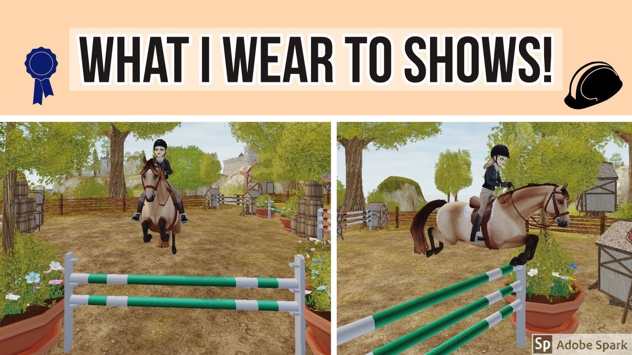 What I Wear To Shows Hunter Jumper Edition Star Stable Realistic Roleplay Youtube