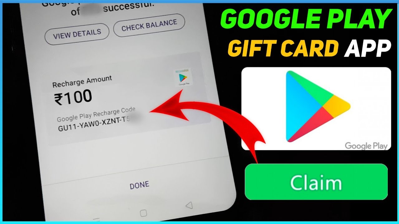 100 New Google Play Gift Card Earning App 2021 Giveaway Earn Google Redeem Code 2021 Technoor Youtube