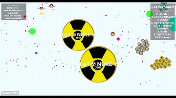 Teaming with bots!!! // 150 Bots // Agario Modding?