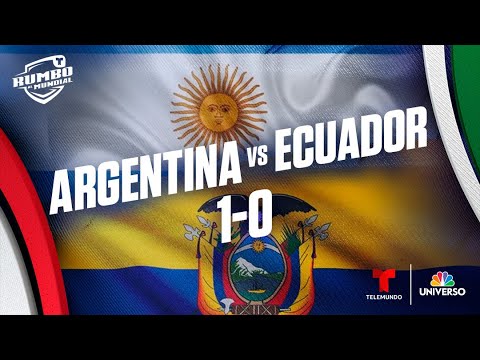Argentina vs. Ecuador, resultado, resumen y goles: triunfo de la ...