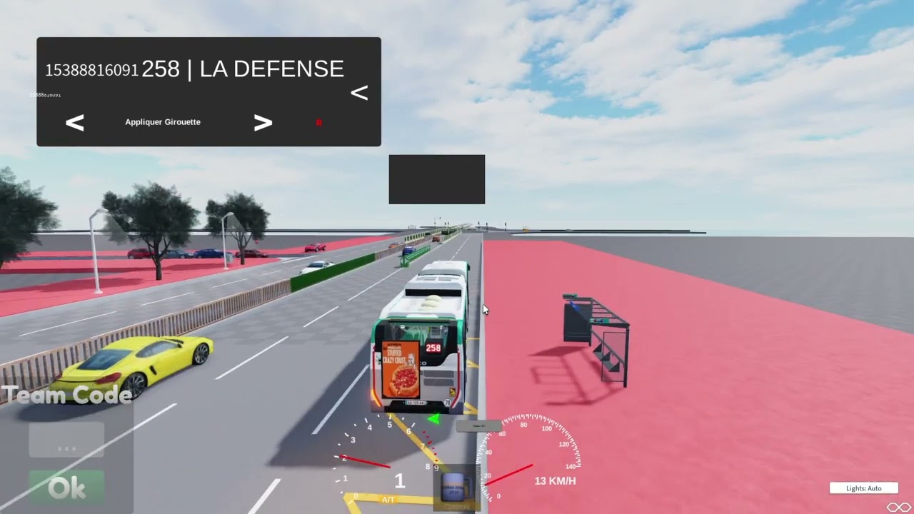 Conduite sur la ligne 258 RATP|Roblox