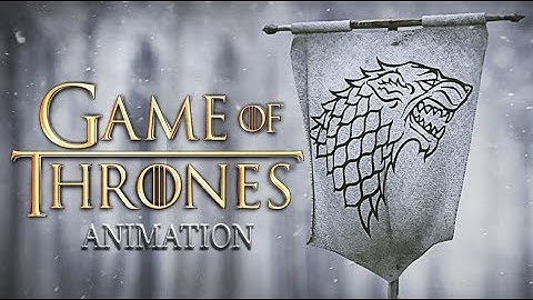 Game of Thrones Animation Stark house