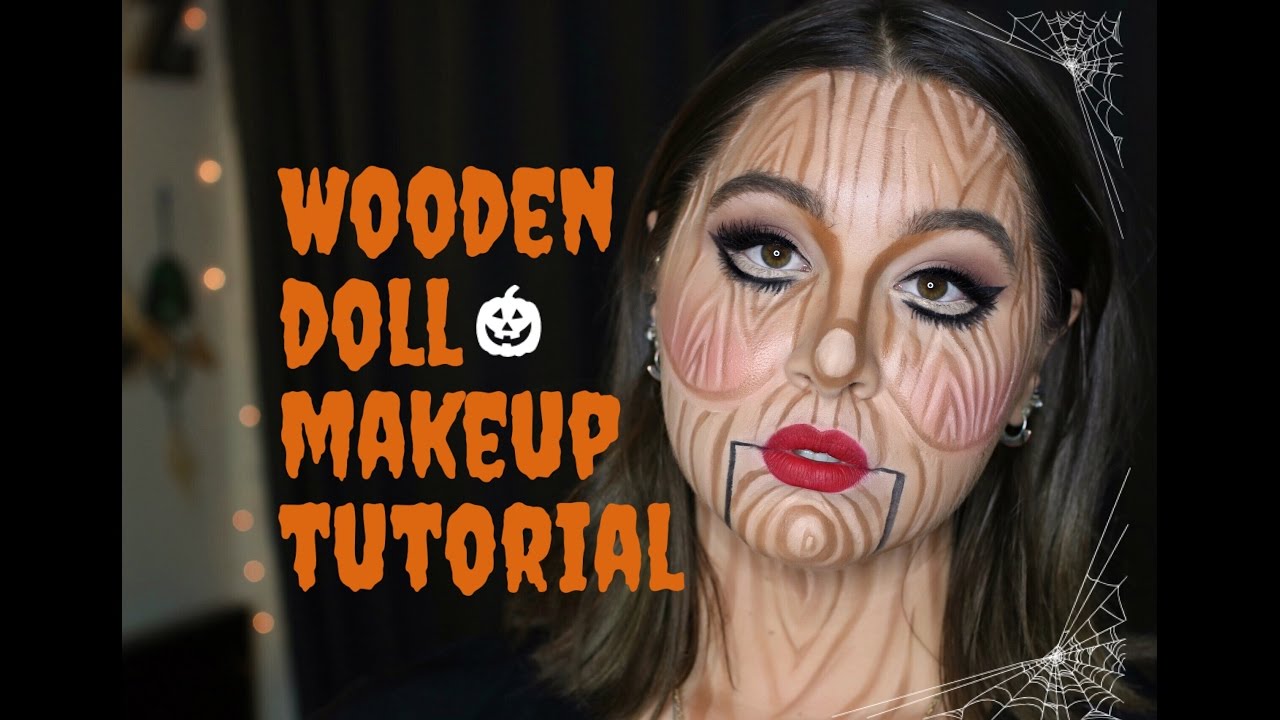 WOODEN DOLL MAKEUP TUTORIAL YouTube