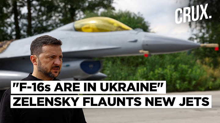 Ukraine Receives First Batch Of US-Made F-16 Jets, Zelensky Says Pilots "Already Using Them"
