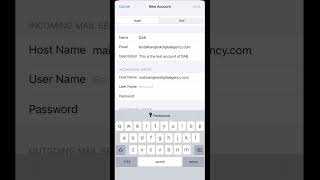 Webmail iOS Setup Videos