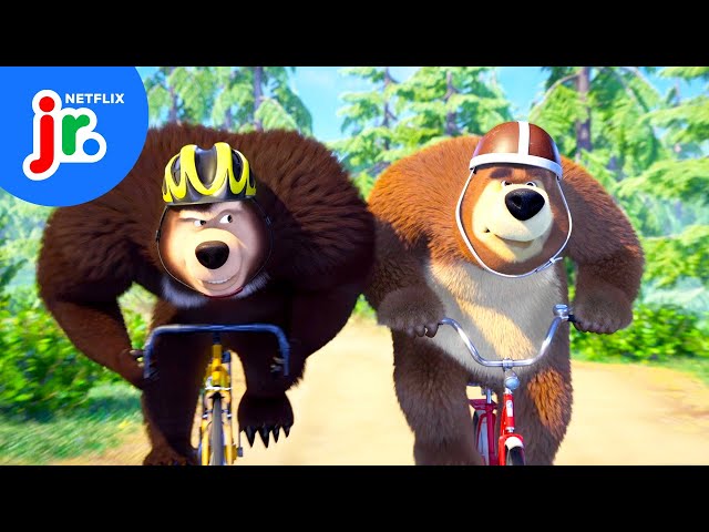 Masha Saves the Bike Race 🚴‍♀️ Masha & the Bear | Netflix Jr class=