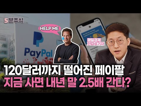 페이팔, 지금 사면 내년 말 2.5배 간다?│안갑성기자│페이팔│5분주식