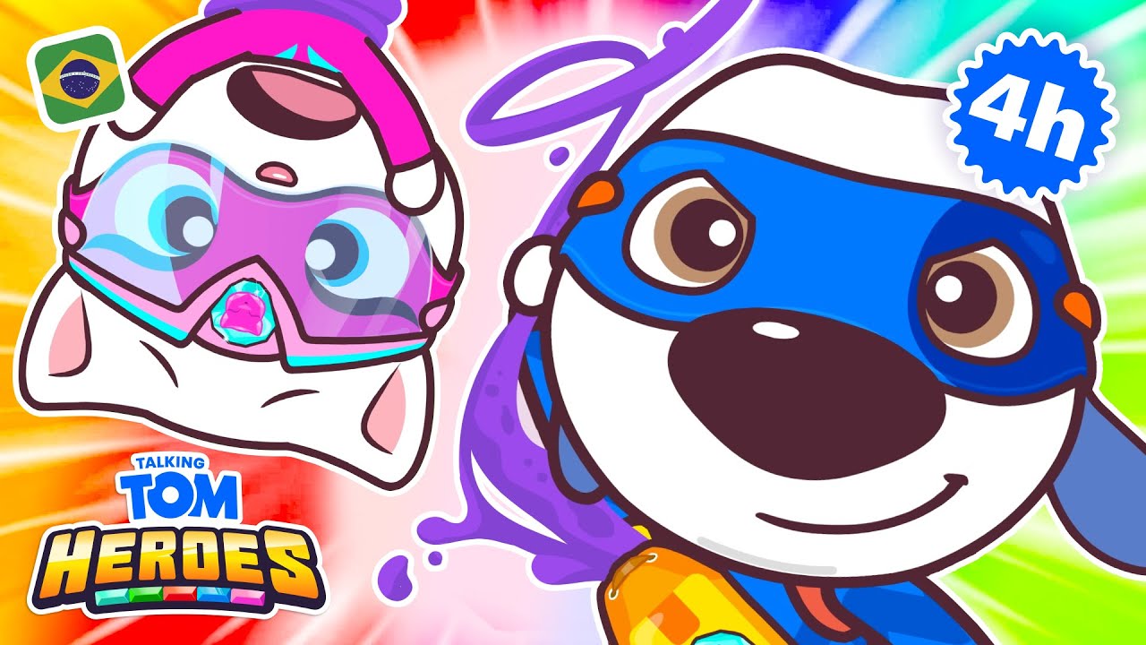 Ação heroica que não acaba mais | Talking Tom Heroes | Coletânea de Animações