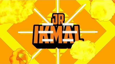 ✔IKMAL JR || FREE 2D INTRO||MADE ON ANDROID||AMAZING