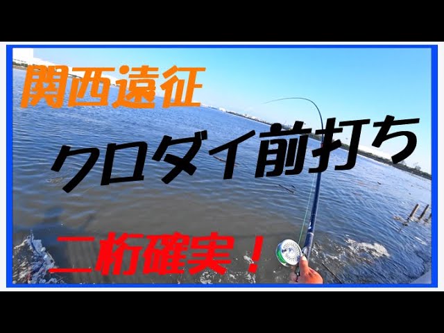 2022年7月 前打ち、落とし込みクロダイ 関西遠征 - YouTube