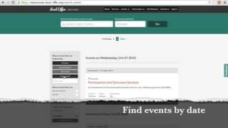 How to use the Calendar of Events feature on the West Sussex Local Offer