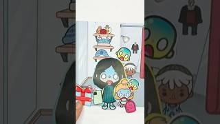DIY Toca Life World House Paper dolls #tocaboca #tocalifeworld #craftdoll