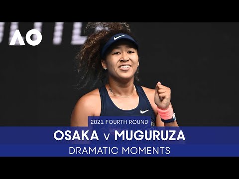 Naomi osaka's titanic comeback! | osaka v muguruza | australian open 2021 fourth round