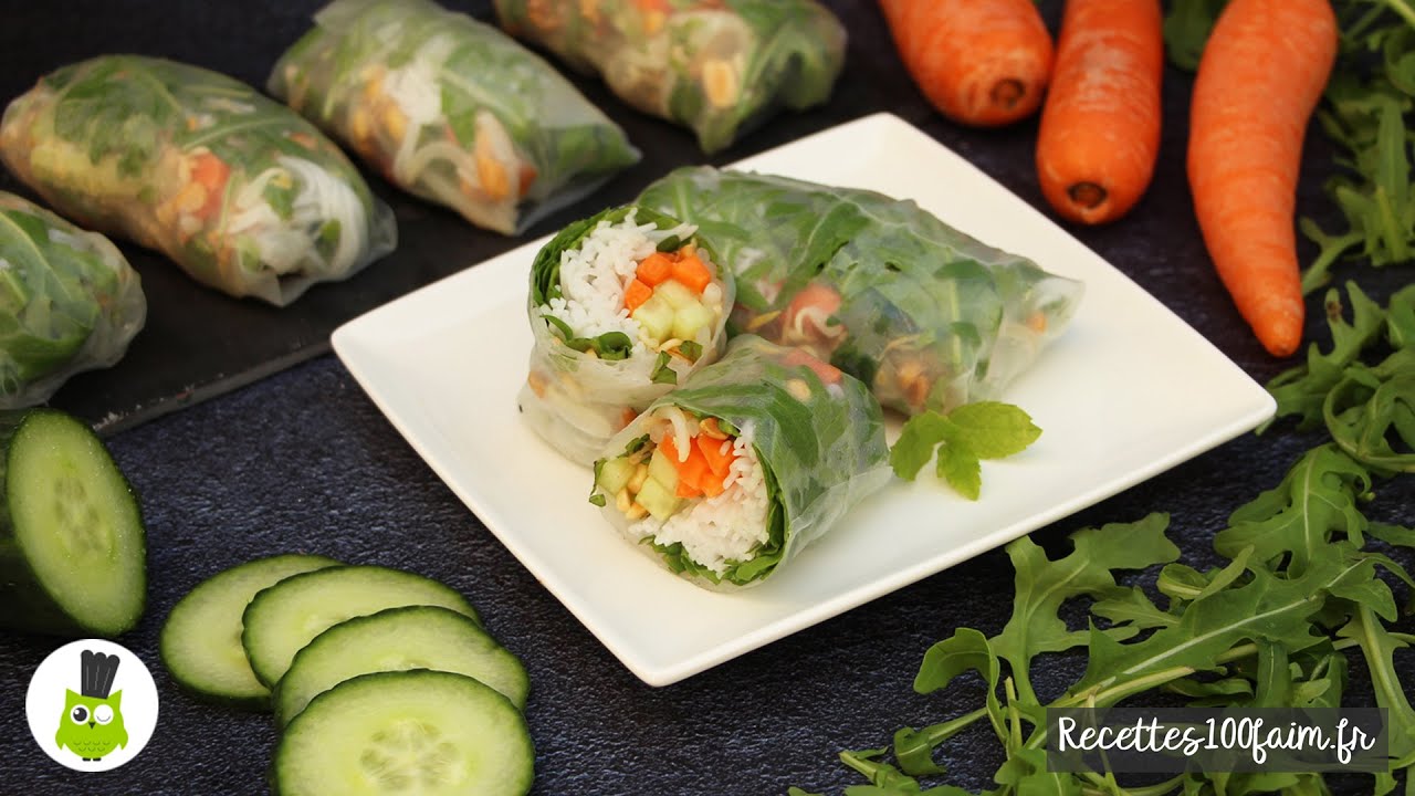 🌿 Rouleaux de Printemps végétariens