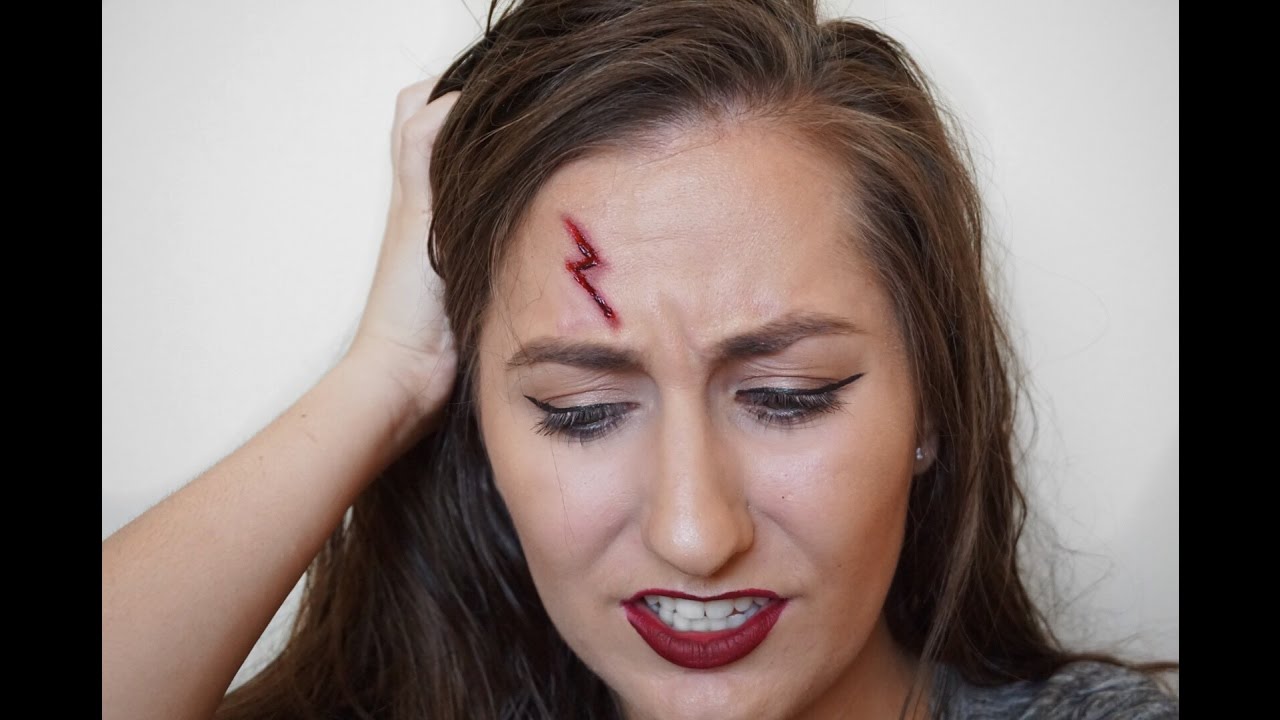 Harry Potter Scar Halloween Makeup Tutorial 