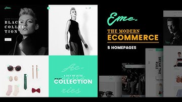 Eme - Multipurpose eCommerce Template | Themeforest Website Templates and Themes