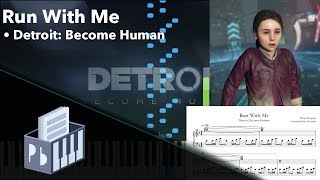 Run With Me - Detroit: Become Human OST (Piano Tutorial) chords