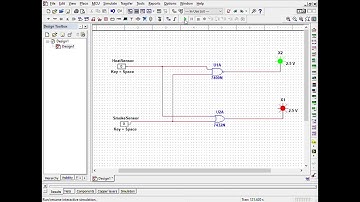 Digital Logic Design Project Simulation[Spring 19-2020] AIUB || Fire Alarm Security System