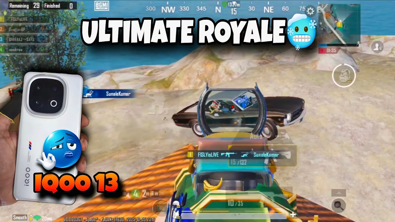 IQOO 13 120FPS 🥶 | ULTIMATE ROYALE HIGHLIGHTS 🔥 | FISLYISLIVE | BGMI ...
