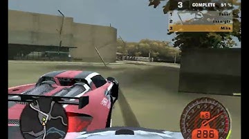 NFS Most Wanted (2005) - Camden & Ironwood Online race (Junkman) - Porsche Carrera GT