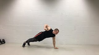 How to do it right - Push up Sumo Walk | Power Exercise