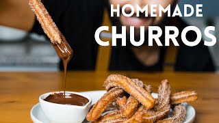 The BEST CHURROS you'll ever make
