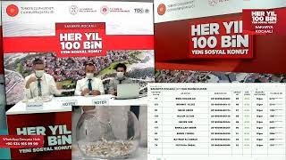 100 Bin Yeni Sosyal Konut Projesi” kapsamında Sakarya Kocaali kurası başlıyor.